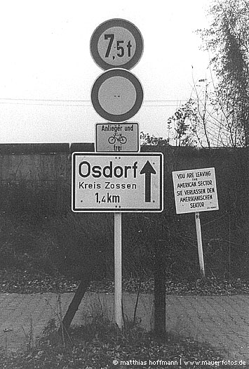 Mauerfoto: Osdorf, Kreis Zossen aus Lichterfelde
