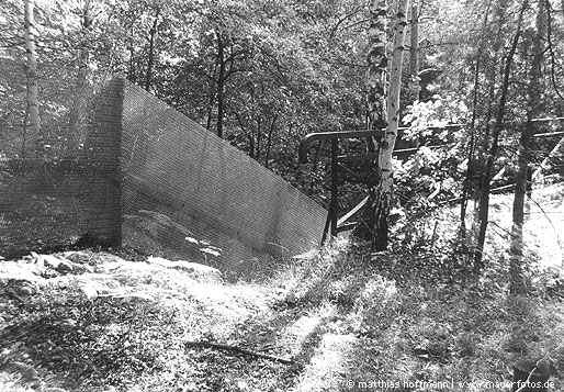 Mauerfoto: Grenzgraben aus Wannsee